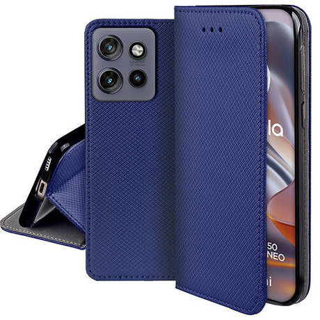 Etui do Motorola Edge 50 Neo SMART MAGNET CASE + SZKŁO HARTOWANE