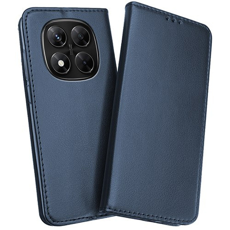 Etui do Xiaomi Redmi Note 14 Pro 5G skórzane magnetyczne z klapką + 5D SZKŁO HARTOWANE