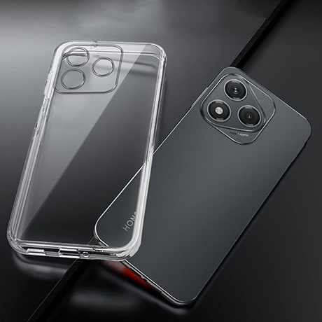 Etui do Honor 400 Lite WZMACNIANE 360° CLEAR CASE + 2x SZKŁO HARTOWANE