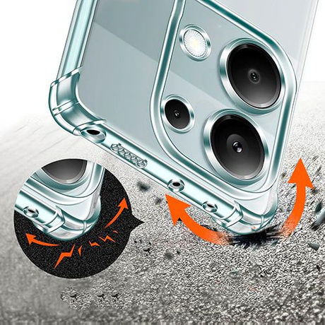 Etui do Xiaomi Redmi Note 14s ANTI SHOCK CASE + 2x SZKŁO HARTOWANE