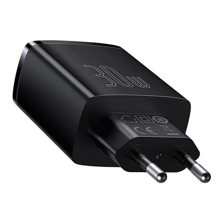 Ładowarka sieciowa Baseus 2xUSB-A USB-C QC 30W kostka do telefonu / tabletu