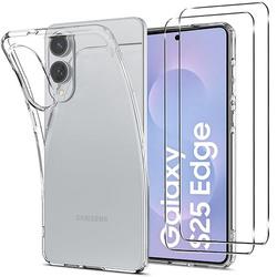 Etui SLIM CASE do Samsung Galaxy S25 Edge + 2x SZKŁO HARTOWANE