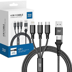Kabel 4w1 USB-C - USB-C Typ C Lightning micro USB PD do TELEFONU LAPTOPA