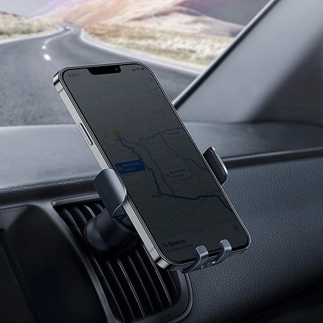 BASEUS MOCNE MOCOWANIE UCHWYT SAMOCHODOWY GRAWITACYJNY DO KRATKI NA TELEFON