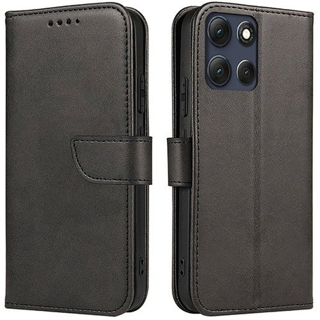 Etui do Motorola Moto G86 5G / G86 Power 5G SKÓRZANE SKIN + 2x SZKŁO HARTOWANE 9H