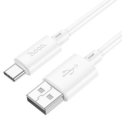 HOCO KABEL USB-C SZYBKIE ŁADOWANIE WZMACNIANY FAST CHARGING QC 3A 1M