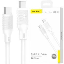Kabel USB C (Typ C, 100W, Dwustronny, Szybkie Ładowanie, Quick Charge, 1m)