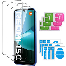 3x SZKŁO HARTOWANE 9H SZYBKA do Xiaomi Redmi 15C 4G / 5G
