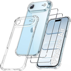Etui do iPhone Air ANTI SHOCK CASE + 2x SZKŁO HARTOWANE
