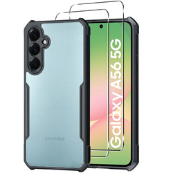 ETUI do Samsung Galaxy A56 5G WZMACNIANE 360° SHOCK CASE + SZKŁO