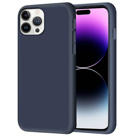 Etui do iPhone 14 Pro Max SILICONE CASE + SZKŁO HARTOWANE