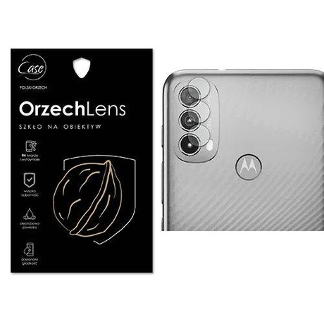 SZKŁO na APARAT obiektyw do Motorola Moto E20 OrzechLens