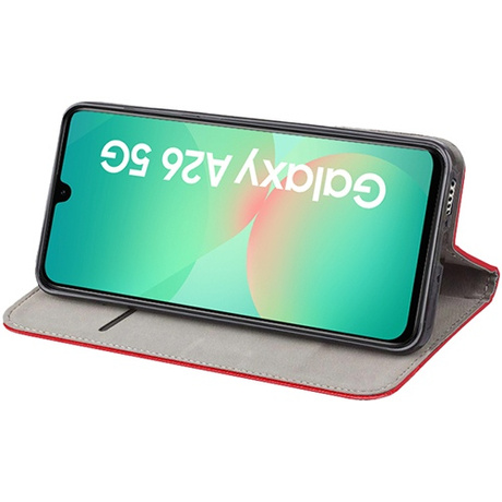 Etui do Samsung Galaxy A26 5G SMART MAGNET CASE + 2X SZKŁO HARTOWANE