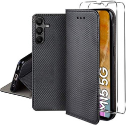 Etui do Samsung Galaxy M15 5G SMART MAGNET CASE + 2XSZKŁO HARTOWANE