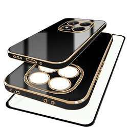 Etui do Xiaomi Redmi Note 14 Pro 5G | 14 Pro Plus 5G LUXURY CASE + SZKŁO 5D