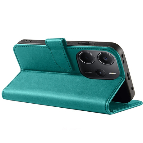 Etui do Xiaomi Redmi Note 14 4G SKÓRZANE SKIN + 2x SZKŁO HARTOWANE 9H