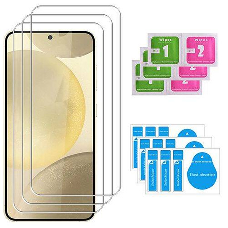 3x SZKŁO HARTOWANE 9H SZYBKA do Samsung Galaxy S24 Plus
