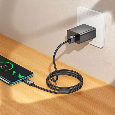 KABEL Z WYŚWIETLACZEM USB USB-C TYP C SZYBKIE ŁADOWANIE USB TYP C 5A 66W 1M