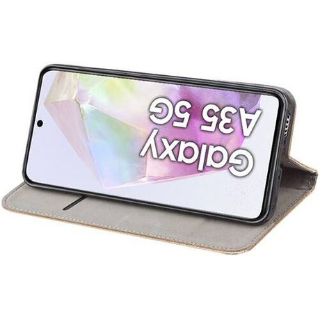 Etui do Samsung Galaxy A35 5G SMART MAGNET CASE + 2X SZKŁO HARTOWANE