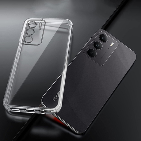 Etui do Realme C75 / Realme 14X 5G WZMACNIANE 360° CLEAR CASE + 2x SZKŁO HARTOWANE