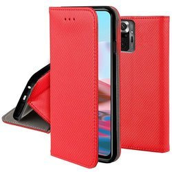 Etui do Xiaomi Redmi Note 10 Pro SMART MAGNET CASE + SZKŁO HARTOWANE