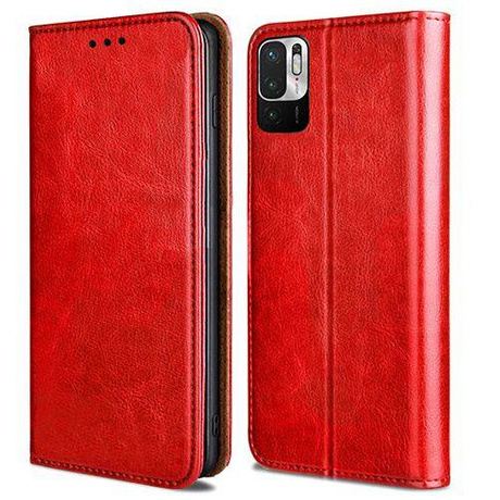 Etui do Xiaomi Redmi Note 10 5G SKÓRZANE PORTFEL CASE + SZKŁO HARTOWANE