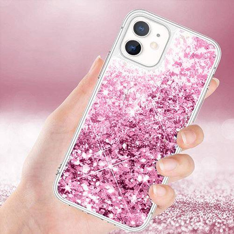 Etui do iPhone 12 BROKAT LIQUID CASE + SZKŁO HARTOWANE