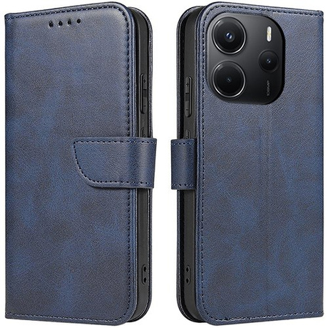 Etui do Xiaomi Redmi Note 14 4G SKÓRZANE SKIN + 2x SZKŁO HARTOWANE 9H