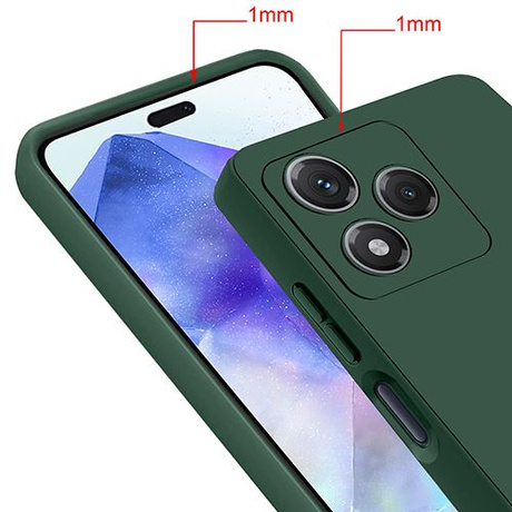 Etui SOFT MATT CASE do Honor 400 Lite + 2X SZKŁO HARTOWANE 9H