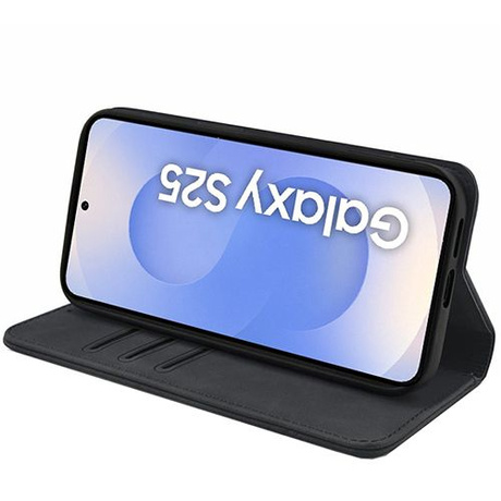 Etui do Samsung Galaxy S25 Skórzane Magnetyczne + 2x SZKŁO HARTOWANE 9H