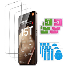 3x SZKŁO HARTOWANE 9H SZYBKA do Xiaomi 15T / 15T Pro