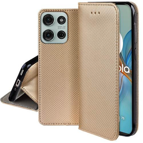 Etui do Motorola Moto G75 5G SMART MAGNET CASE + SZKŁO HARTOWANE