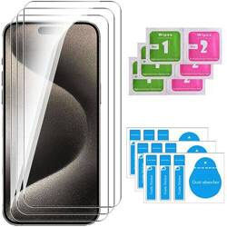 3x SZKŁO HARTOWANE 9H do iPhone 15 Pro