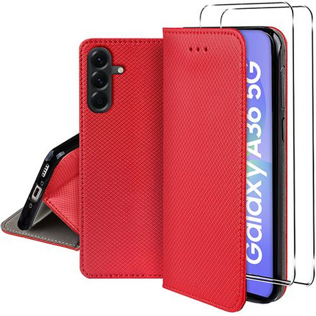 Etui do Samsung Galaxy A36 5G SMART MAGNET CASE + 2X SZKŁO HARTOWANE