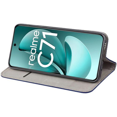 Etui do Realme C71 SMART MAGNET CASE + 2X SZKŁO HARTOWANE