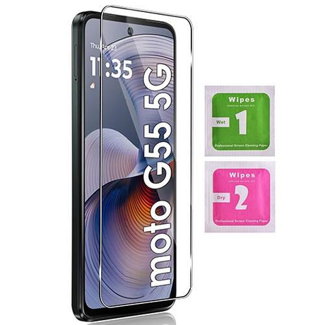 Etui do Motorola Moto G55 5G ANTI SHOCK CASE + SZKŁO HARTOWANE