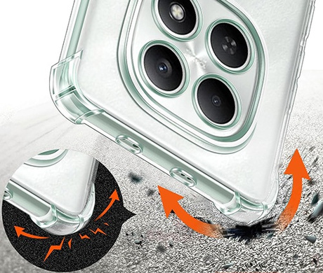 Etui do Xiaomi Redmi Note 15 5G ANTI SHOCK CASE + SZKŁO HARTOWANE 5D