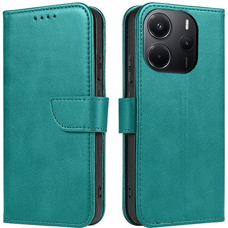 Etui do Xiaomi Redmi Note 14 4G SKÓRZANE SKIN + 2x SZKŁO HARTOWANE 9H