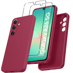 Etui do Samsung Galaxy A26 5G SILICONE CASE + 2x SZKŁO HARTOWANE