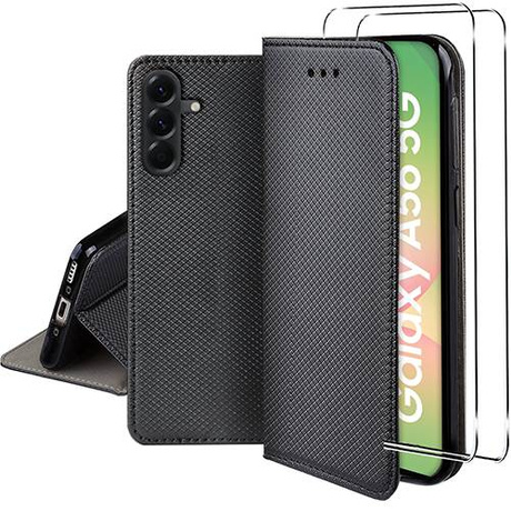 Etui do Samsung Galaxy A56 5G SMART MAGNET CASE + 2X SZKŁO HARTOWANE