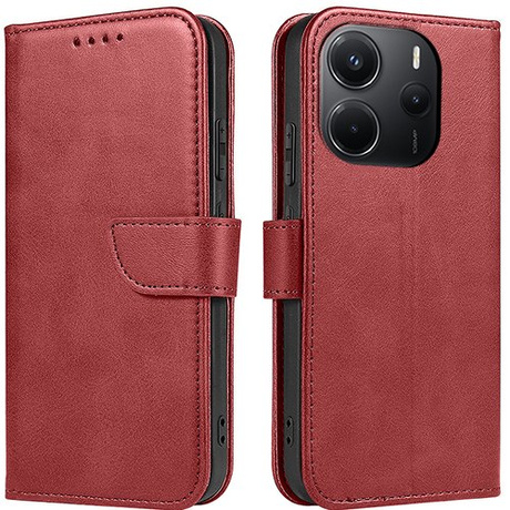 Etui do Xiaomi Redmi Note 14 4G SKÓRZANE SKIN + 2x SZKŁO HARTOWANE 9H