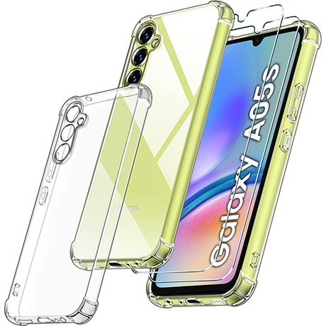 Etui do Samsung Galaxy A05s ANTI SHOCK CASE + 2X SZKŁO HARTOWANE