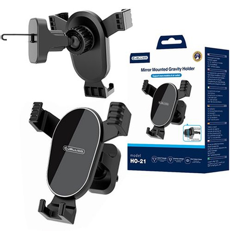 JELLICO MOCNE MOCOWANIE UCHWYT SAMOCHODOWY GRAWITACYJNY DO KRATKI AUTA NA TELEFON