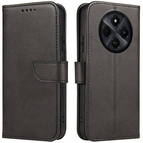 Etui do Xiaomi Redmi 14C SKÓRZANE SKIN + 2x SZKŁO 9H