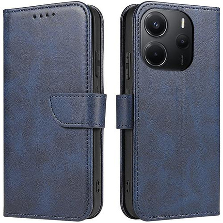 Etui do Xiaomi Redmi Note 14 5G SKÓRZANE SKIN + 2x SZKŁO HARTOWANE 9H