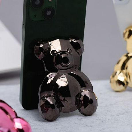 UCHWYT PODSTAWKA Stojak NA TELEFON TABLET HOLDER na palce Miś