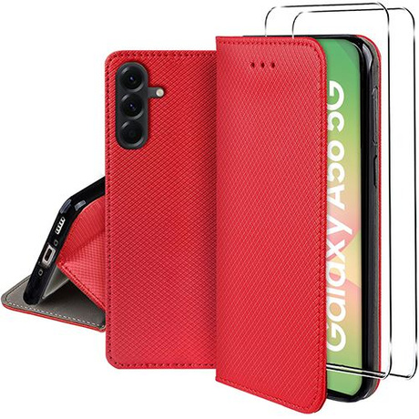 Etui do Samsung Galaxy A56 5G SMART MAGNET CASE + 2X SZKŁO HARTOWANE