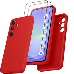 Etui do Samsung Galaxy A36 5G SILICONE CASE + 2x SZKŁO HARTOWANE