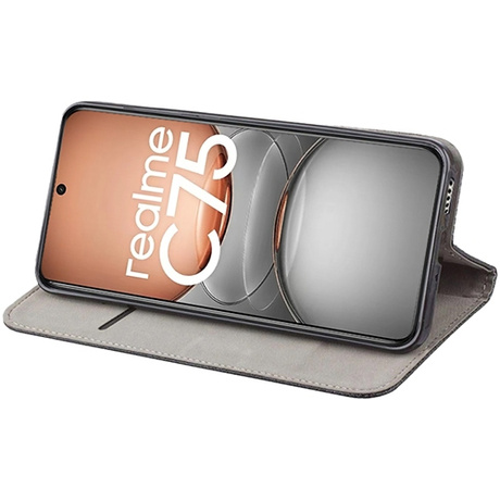 Etui do Realme C75 / Realme 14X 5G SMART MAGNET CASE + 2X SZKŁO HARTOWANE