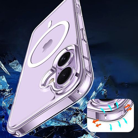 Etui do iPhone 17 DO MAGSAFE WZMACNIANE ANTI SHOCK CLEAR CASE + 2x Szkło 9H